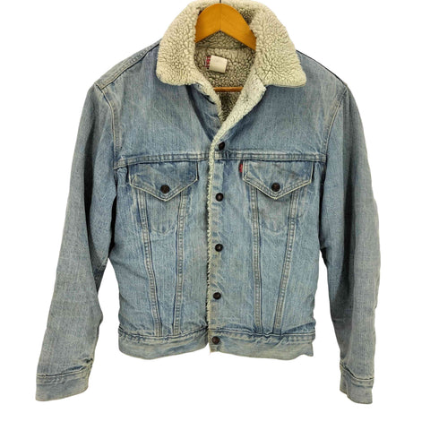リーバイス Levis USA製 オレンジタブ デニムボアジャケット メンズ US:38