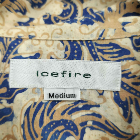 icefire 総柄 アロハシャツ メンズ M