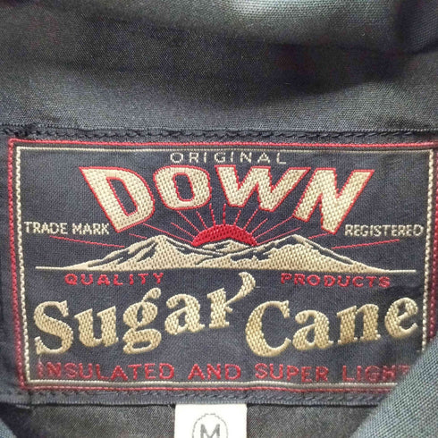 シュガーケーン SUGAR CANE レザー切替ダウンベスト メンズ M