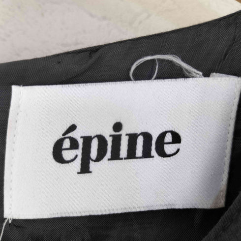 エピヌ epine 切替デザイン チェック ワンピース レディース