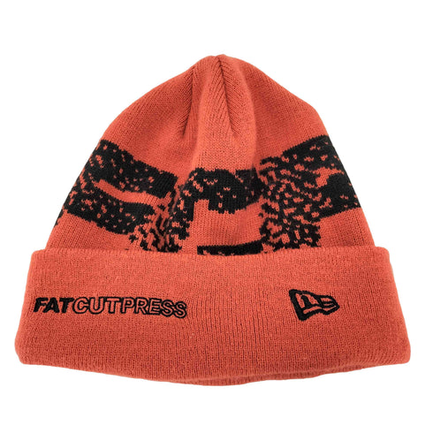 ニューエラ NEW ERA FATCUTPRESS ファットカットプレス ロゴ刺繍 ニット帽 メンズ