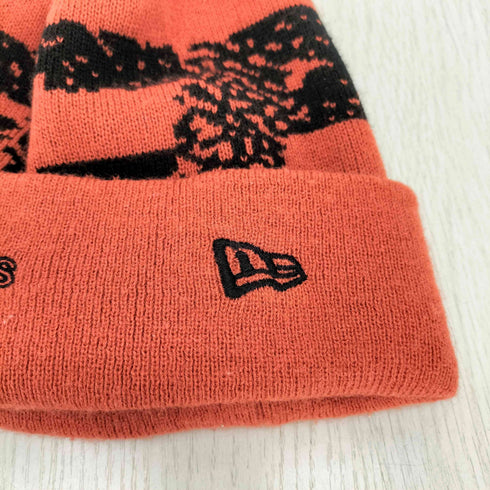 ニューエラ NEW ERA FATCUTPRESS ファットカットプレス ロゴ刺繍 ニット帽 メンズ