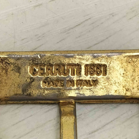 チェルッティ CERRUTI 1881 イタリア製 編み込みレザー ベルト メンズ