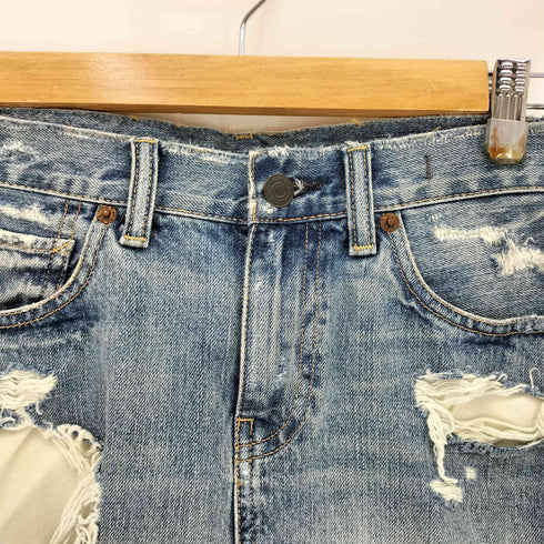 デニムアンドサプライラルフローレン DENIM&SUPPLY RALPH LAUREN ダメージ加工 クラッシュデニムスカート レディース 24
