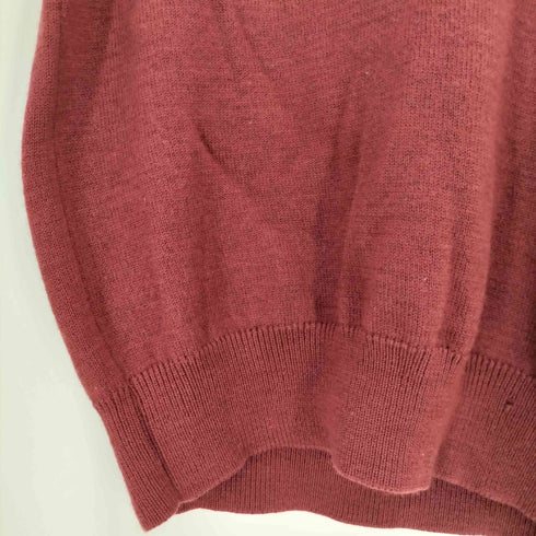 イブサンローランプールオム Yves Saint Laurent Pour Homme ロゴ 刺繍 ウール ベスト メンズ import:M