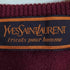 イブサンローランプールオム Yves Saint Laurent Pour Homme ロゴ 刺繍 ウール ベスト メンズ import:M
