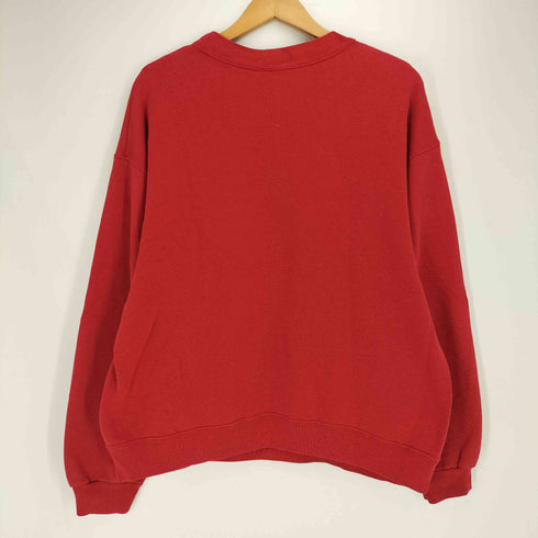 ヘインズ Hanes 80-90S USA製 カレッジプリント クルーネック スウェット メンズ import:XL