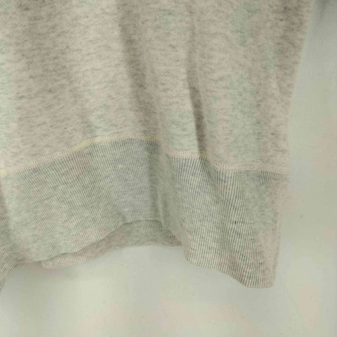 nylon sportwear 前V リブ長 脇ガゼット ツートン クルーネックスウェット メンズ 40