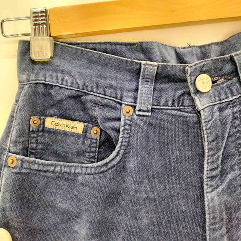 カルバンクライン CALVIN KLEIN ベロアストレートパンツ レディース 26