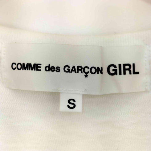 コムデギャルソンガール COMME DES GARCONS GIRL ビジューラインストーンデザイン イラスト クルーネック半袖Tシャツ レディース JPN:S