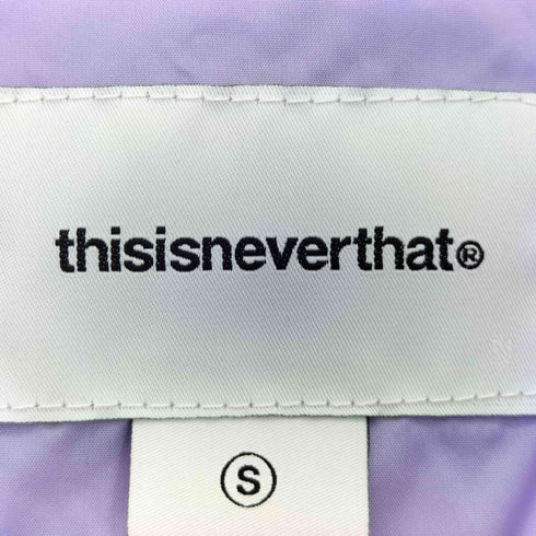 ディスイズネバーザット thisisneverthat 22aw Anorak Jacket Lavender アノラックパーカー メンズ import:S