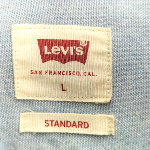 リーバイス Levis STANDARD ポケット L/S レギュラーカラーシャツ メンズ import:L