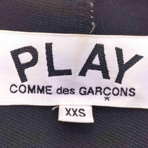 プレイコムデギャルソン PLAY COMME des GARCONS Zip-Up Hoodie With Red Emblem ハートワッペン ジップアップパーカー レディース XXS