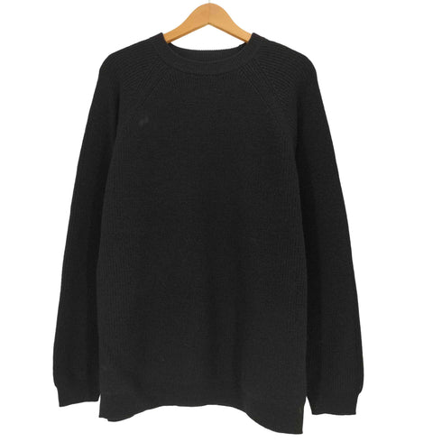 ムジラボ MUJI labo ウールミドルゲージ クルーネックセーター メンズ L-XL