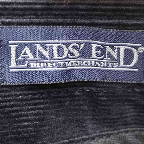 ランズエンド LANDS END ドミニカ製 00s 細畝 2タック ワイド コーデュロイパンツ メンズ 34-30