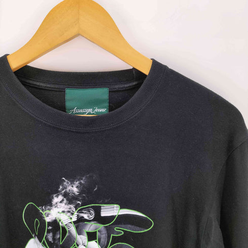 assassyn jeanz アサシンジーンズ LONG SLEEVE T-SHIRT P.P.P 長袖 Tシャツ メンズ M