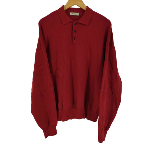 フリークスストア FREAKS STORE 25AW Relax Fit リラックスフィット スウェットライク ポロカラーニット メンズ M