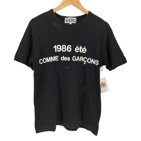 シーディージーコムデギャルソン CDG COMME des GARCONS 1986 COMME des GARCONS T-SHIRT ロゴプリント 半袖 Tシャツ メンズ L