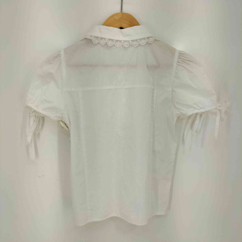 CRANK 25ss PINTUCK LACE COLLAR BLOUSE レディース ONE SIZE