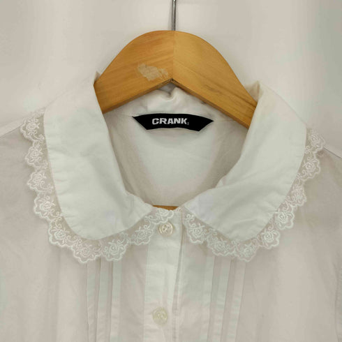 CRANK 25ss PINTUCK LACE COLLAR BLOUSE レディース ONE SIZE