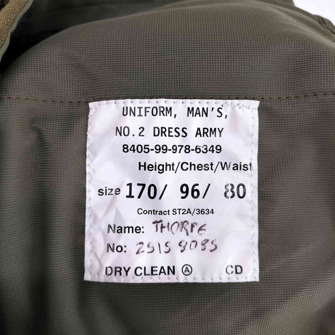 ユーロミリタリー Euro military イギリス軍 No.2 DRESS パンツ メンズ 170/96/80