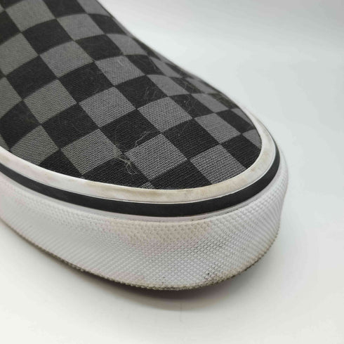 バンズ VANS US企画 Classic Slip-On BLACK/PEWTER CHECKERBOARD チェッカーボード メンズ JPN:28