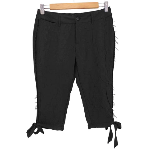 IGI BOW CRINKLE CAPRIS リボンカプリパンツ レディース FREE