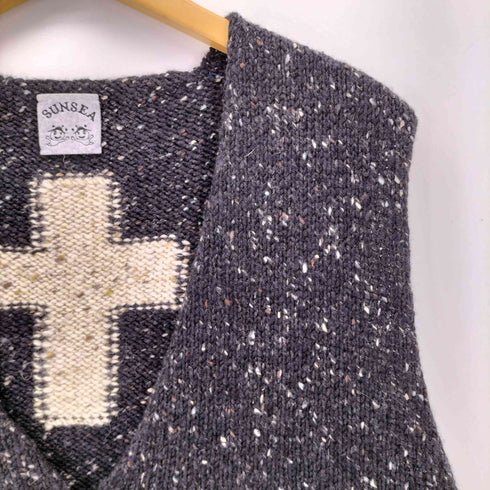 サンシー SUNSEA SHIMAYNEYAMA VEST シマネヤマベスト ニットベスト メンズ JPN:3