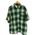 キャルトップ CALTOP USA製 オンブレチェック S/S シャツ メンズ 2XL