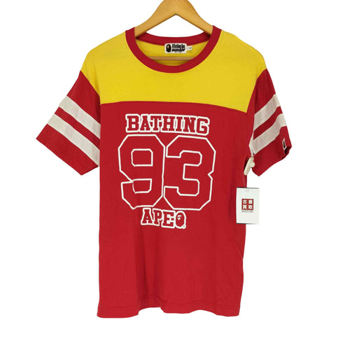 アベイシングエイプ A BATHING APE 93 ナンバリング 半袖 Tシャツ メンズ L