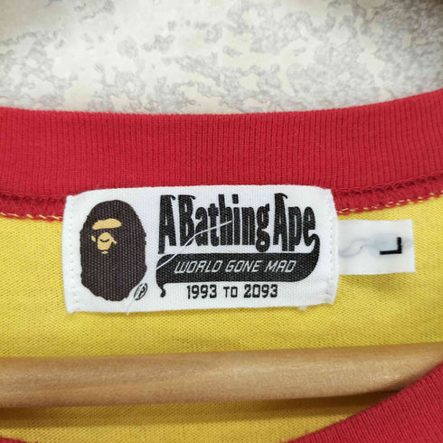 アベイシングエイプ A BATHING APE 93 ナンバリング 半袖 Tシャツ メンズ L