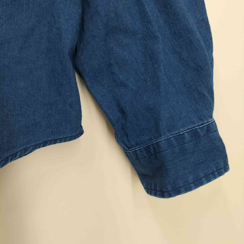 ポロバイラルフローレン Polo by RALPH LAUREN 26SS RELAXED FIT インディゴ シャンブレー プルオーバー ワーク シャツ メンズ import:M