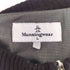 マンシングウェア Munsingwear ウール ジップアップ ラインストーン ニットパーカー レディース JPN:L