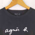 アニエスベー agnes b. PARIS ロゴプリント コットン クルーネック 半袖Tシャツ レディース T2