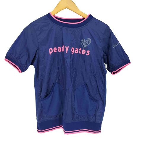 パーリーゲイツ PEARLY GATES バイカラー メッシュ 切替 半袖 スニード レディース JPN:1