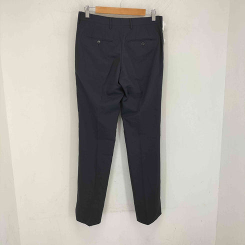 ユナイテッドアローズグリーンレーベルリラクシング UNITED ARROWS green label relaxing シルク混 ストライプ 2B テーラードジャケット スラックス スーツ セットアップ メンズ パンツ76