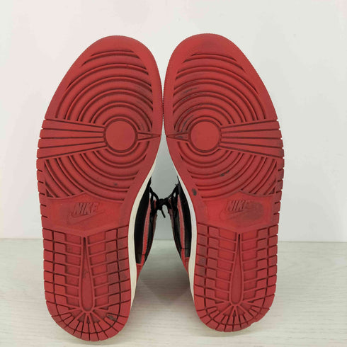 ナイキ NIKE 2001 復刻 AIR JORDAN 1 RETRO Bred メンズ JPN:27.5