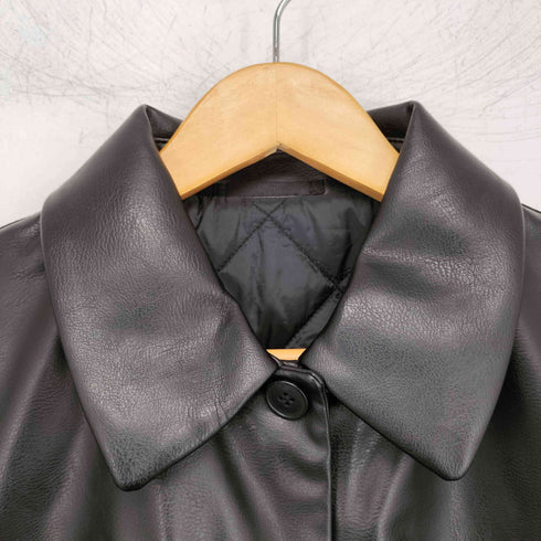 ユニクロ UNIQLO コーティングショートジャケット レディース JPN:XL