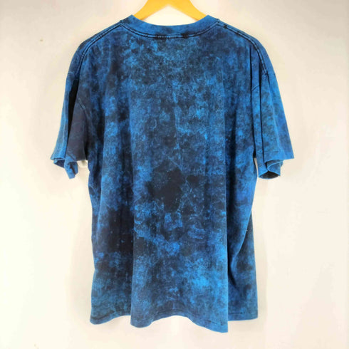 オニータ ONEITA MADE IN USA ガーメンドダイ プリントクルーネックTシャツ 袖裾シングル メンズ JPN:XL