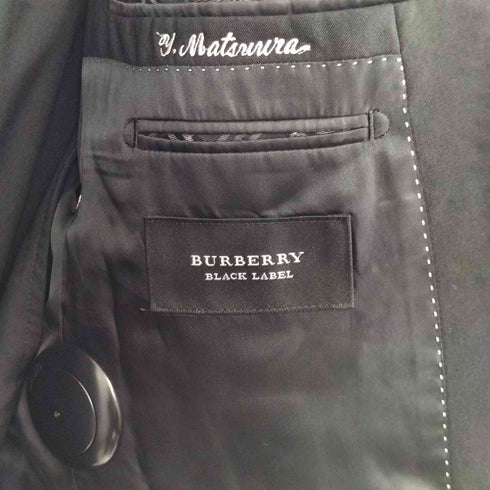 バーバリーブラックレーベル BURBERRY BLACK LABEL ウールテーラードジャケット セットアップ メンズ 40L