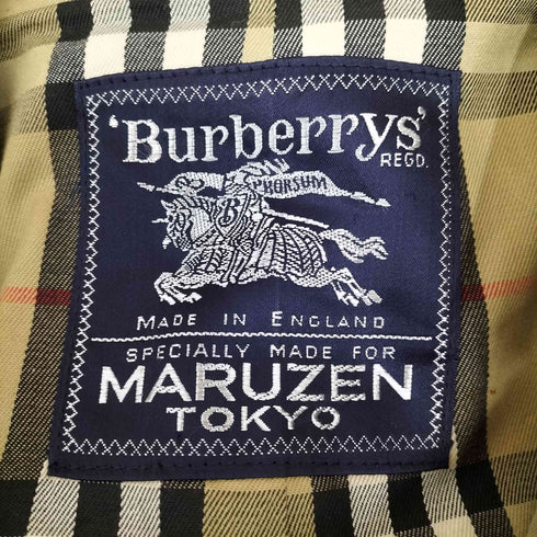 バーバリーズ BURBERRYS 80-90s 裏地ノバチェック トレンチコート 一枚袖 メンズ