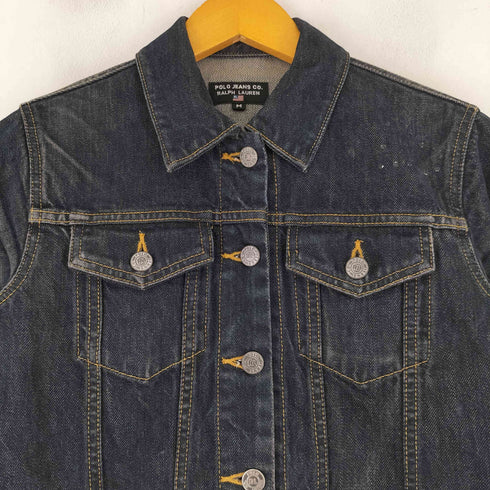 ポロジーンズカンパニーラルフローレン POLO JEANS COMPANY RALPH LAUREN ラインストーン加工 デニムジャケット レディース JPN:M