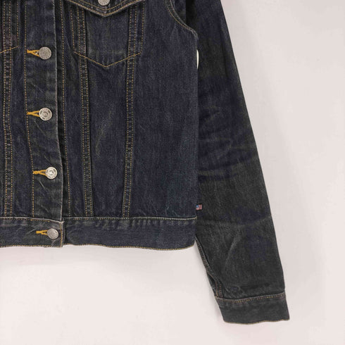 ポロジーンズカンパニーラルフローレン POLO JEANS COMPANY RALPH LAUREN ラインストーン加工 デニムジャケット レディース JPN:M