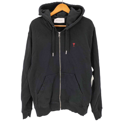 アミアレクサンドルマテュッシ AMI ALEXANDRE MATTIUSSI AMI de Coeur hoodie アミ ドゥ クール ジップパーカー メンズ XL
