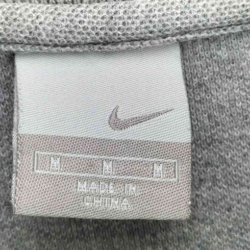 ナイキ NIKE 00s スウッシュ刺繍 鹿の子 半袖 ポロシャツ メンズ import:M