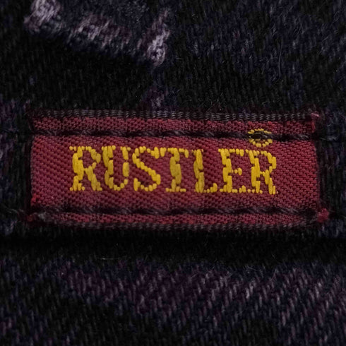 ラスラー RUSTLER レギュラーフィット ストレートジーンズ コールブラック メンズ 33×30