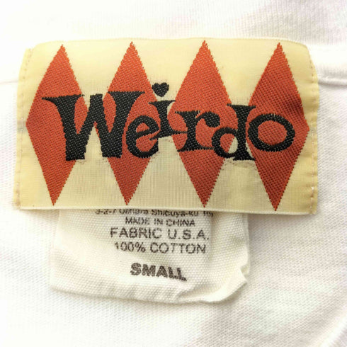 ウィアード WEIRDO 90S USA製 グラフィックプリント フランケンシュタイン シングルステッチ Tシャツ メンズ import:S