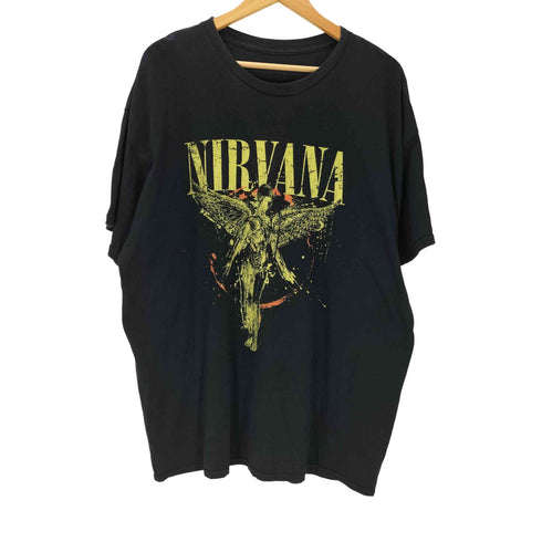 US ロック バンド プリント Tシャツ グランジ インユーテロ メンズ 2XL