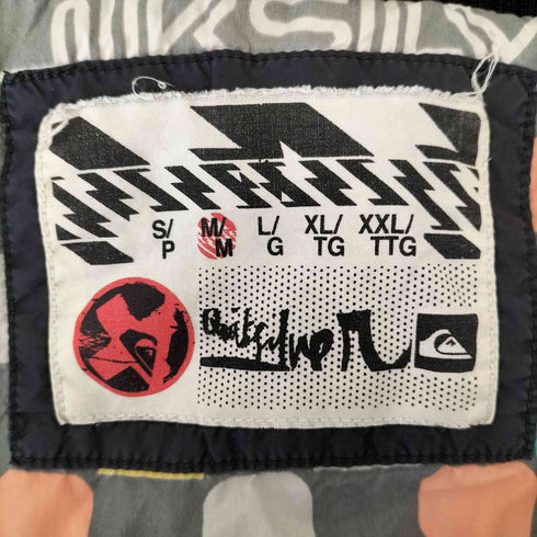 クイックシルバー Quiksilver 00S 袖脱着可能 ジップアップナイロンジャケット メンズ M