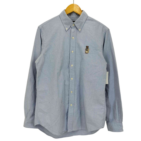 ラルフローレン RALPH LAUREN CLASSIC FIT ポロベア ボタンダウン 長袖シャツ メンズ import:M